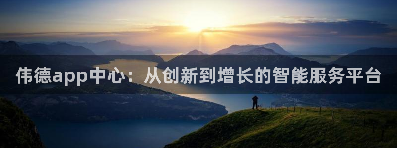 jdb电子：伟德app中心：从创新到增长的智能服务平台